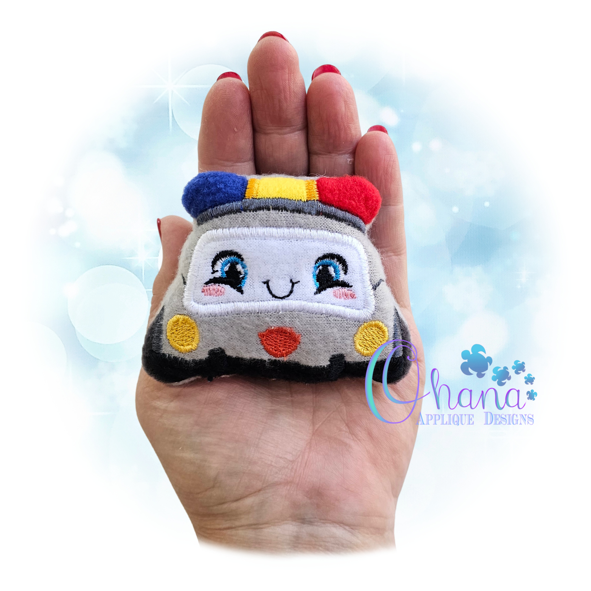 Police Car Pillow Stuffie