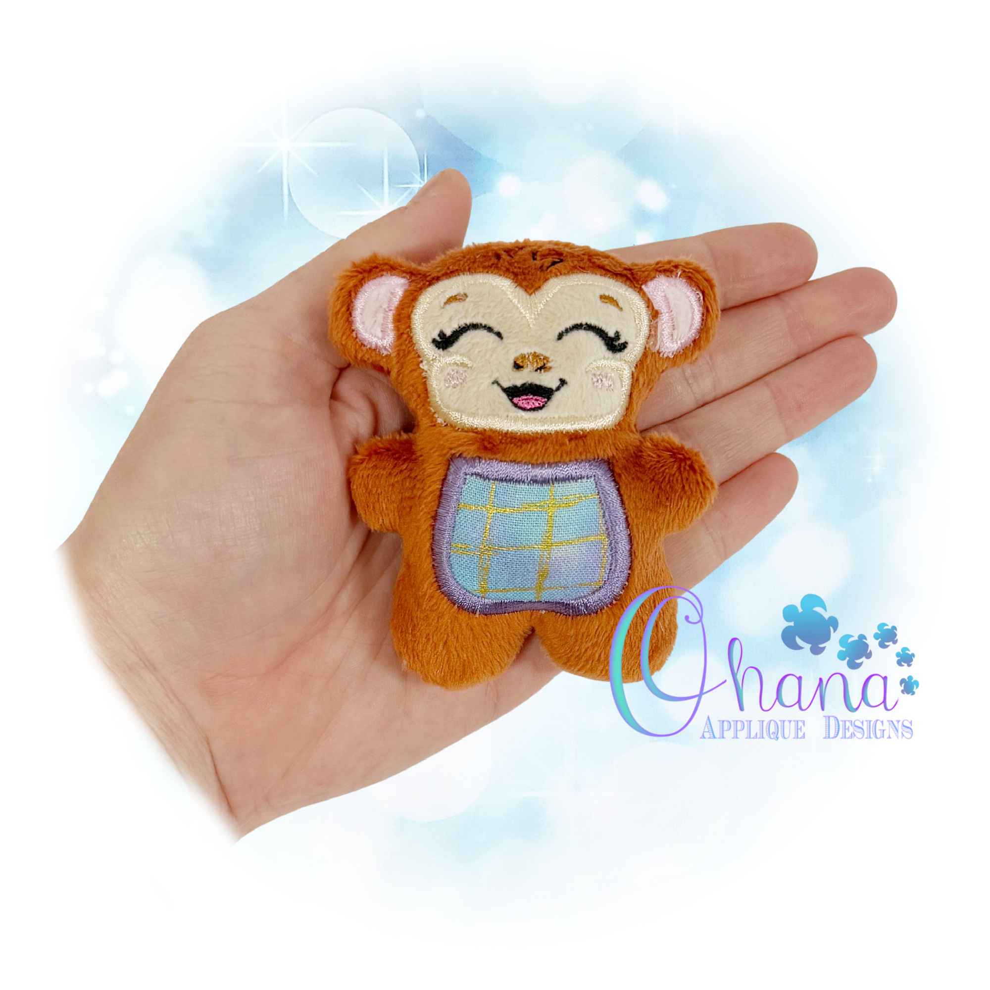 OAD 2507 Simply Sweet Monkey Stuffie 2000 LA copy 2 Simply Sweet Monkey Stuffie