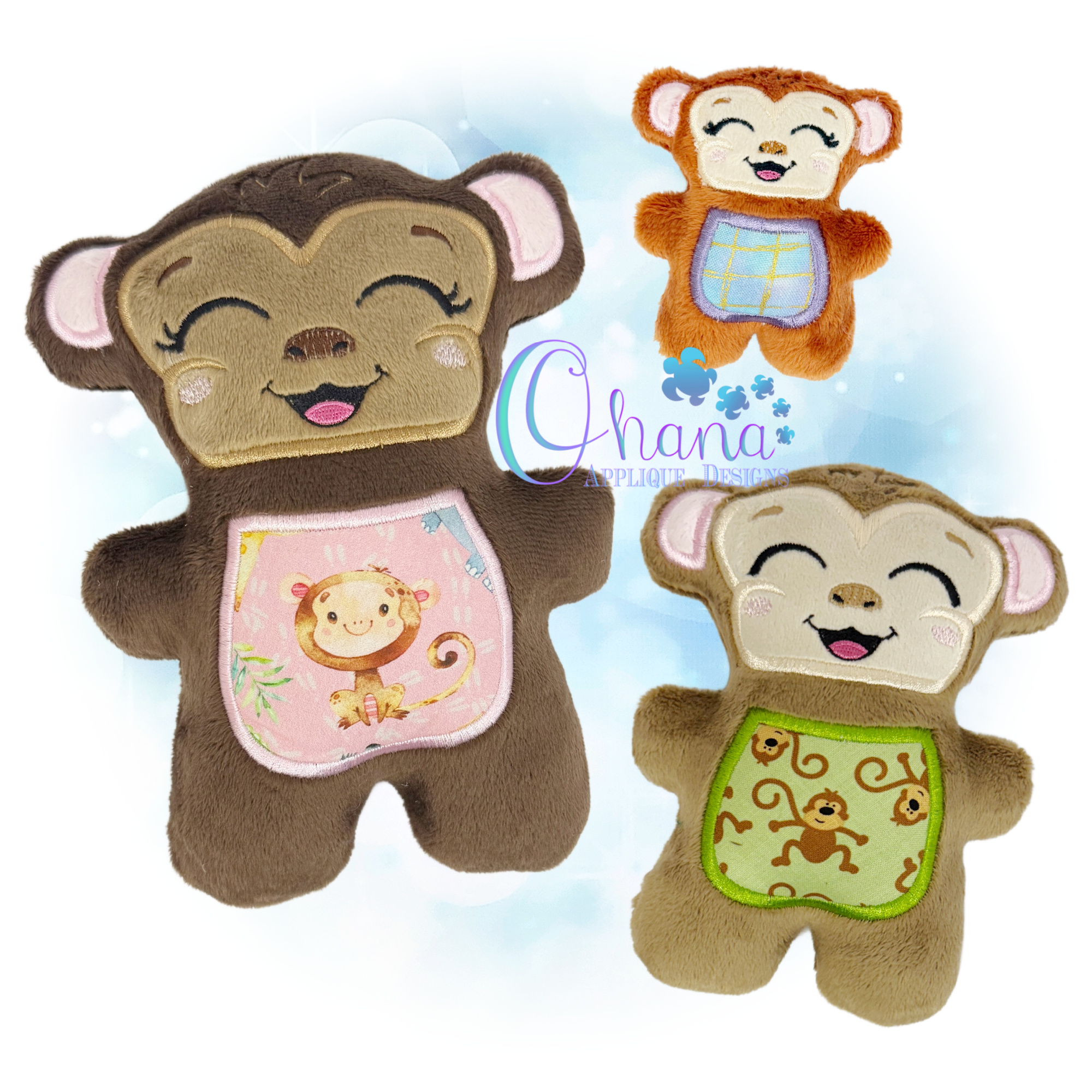 OAD 2507 Simply Sweet Monkey Stuffie 2000 LA copy Simply Sweet Monkey Stuffie