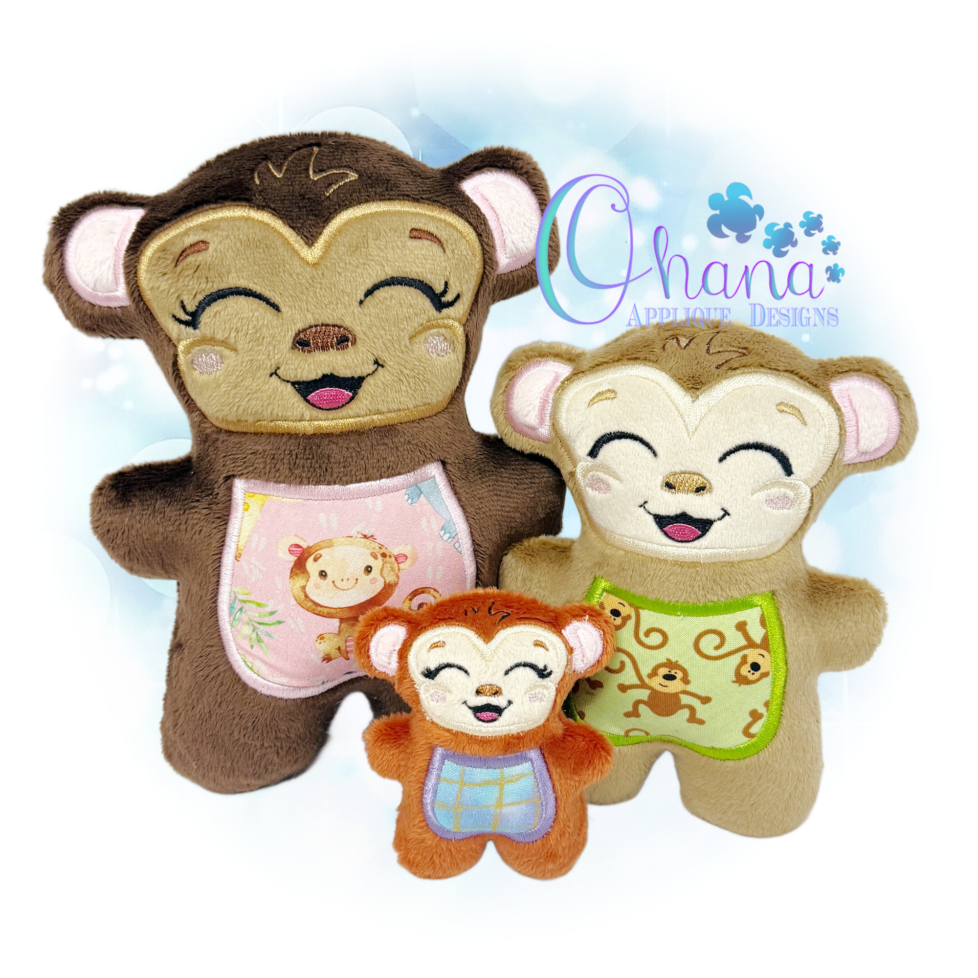 OAD 2507 Simply Sweet Monkey Stuffie 2000 LA Simply Sweet Monkey Stuffie