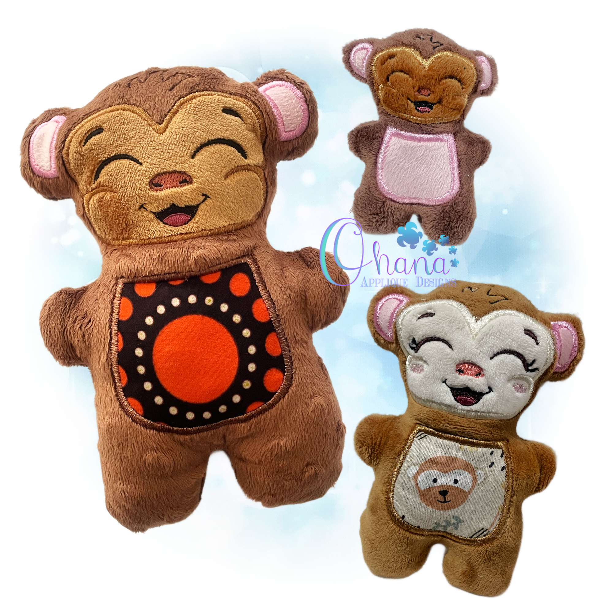 OAD 2507 Simply Sweet Monkey Stuffie 2000 SL Simply Sweet Monkey Stuffie