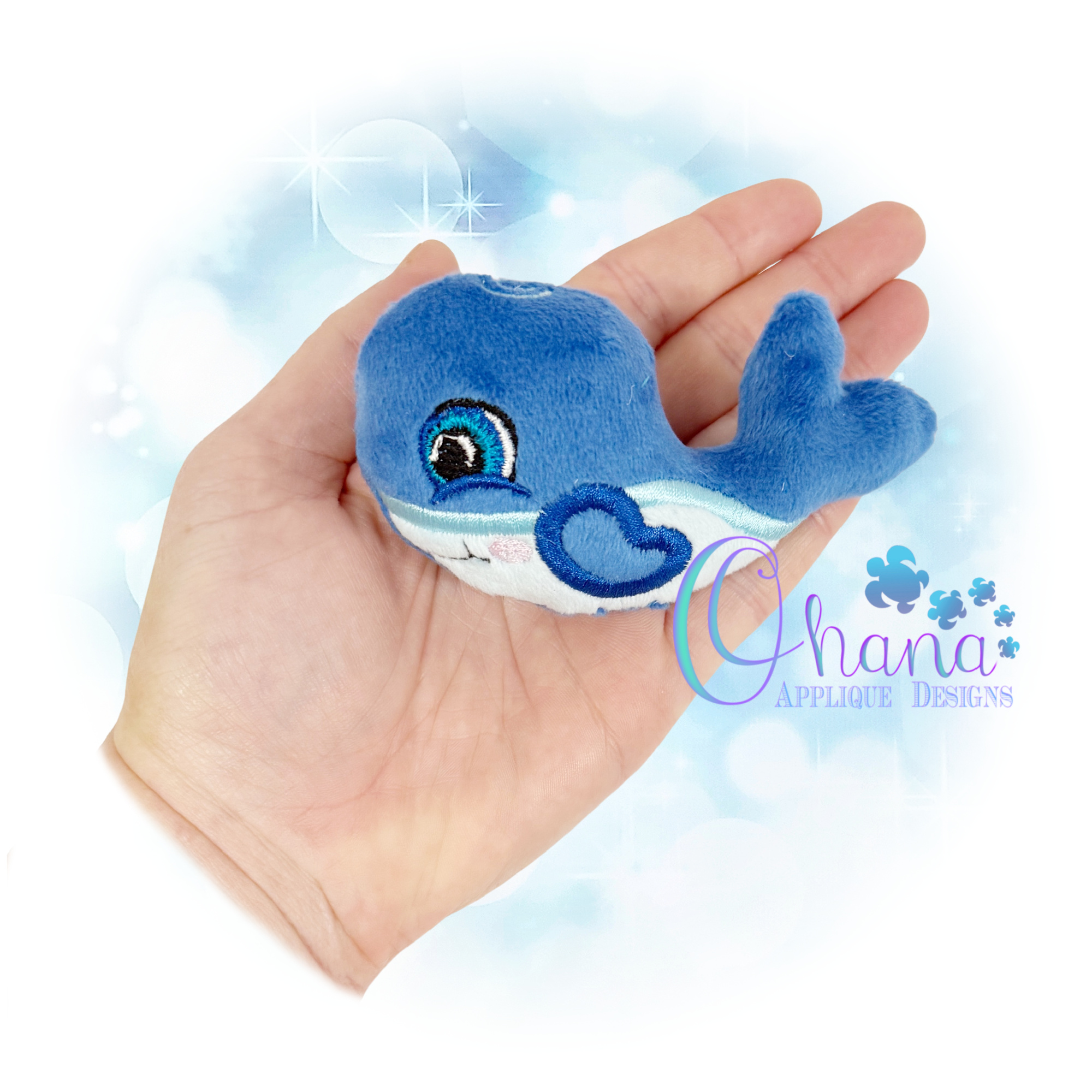 Willa Whale Stuffie Embroidery