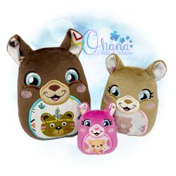 Bear Egglet Stuffie Embroidery