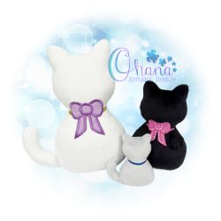 Cat Silhouette Stuffie Embroidery