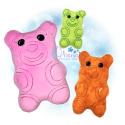 Gummy Bear Stuffie Embroidery