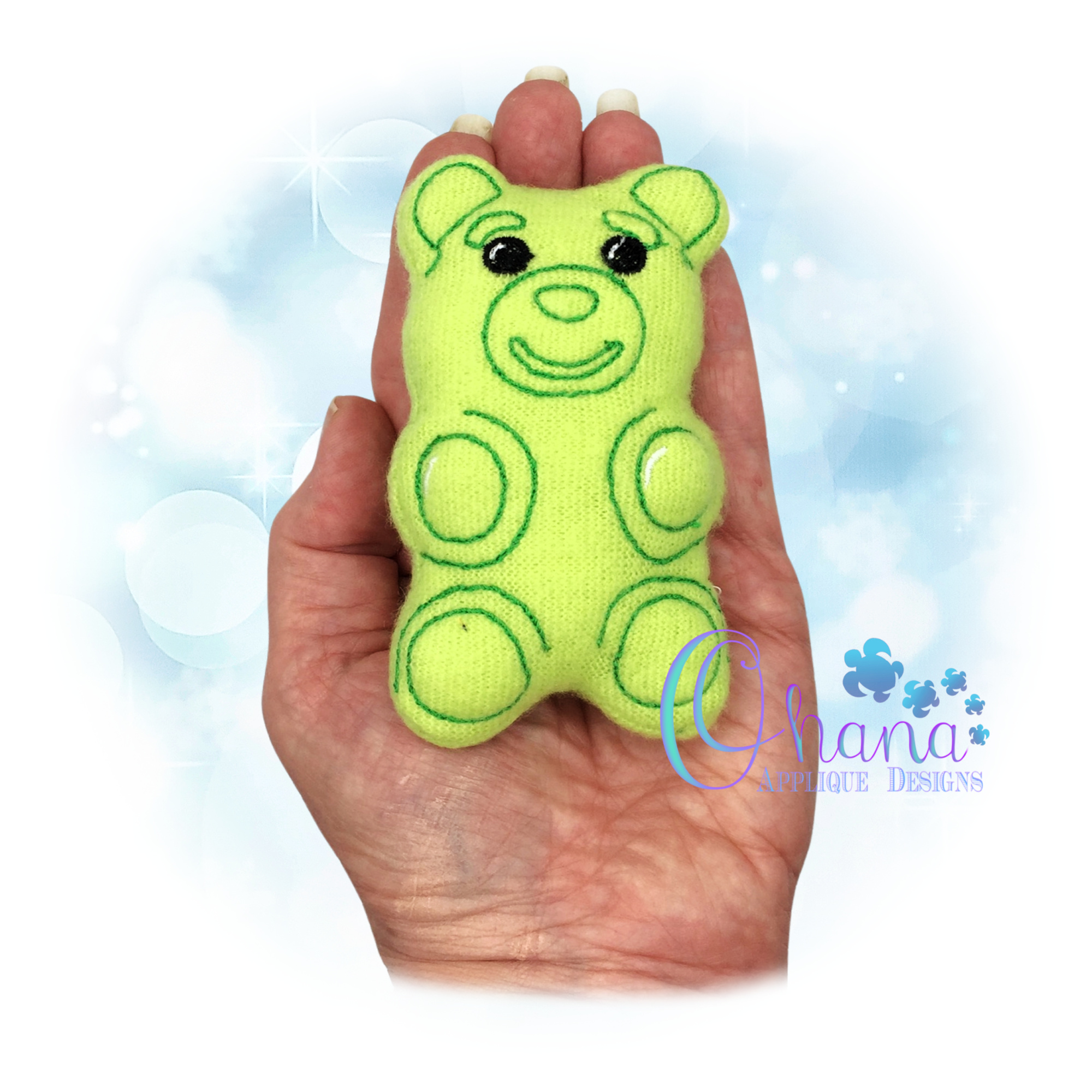 Gummy Bear Stuffie Embroidery