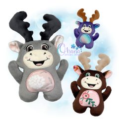 Huggable Moose Stuffie Embroidery