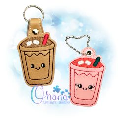 Iced Coffee Key Chain