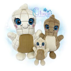 Peanut Stuffie Embroidery Design