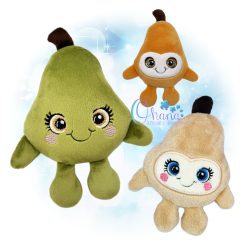 Perry Pear Stuffie Embroidery