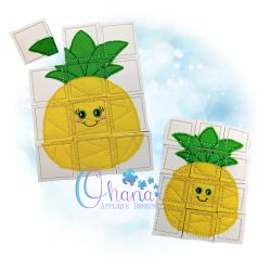 Pineapple Puzzle Embroidery Design