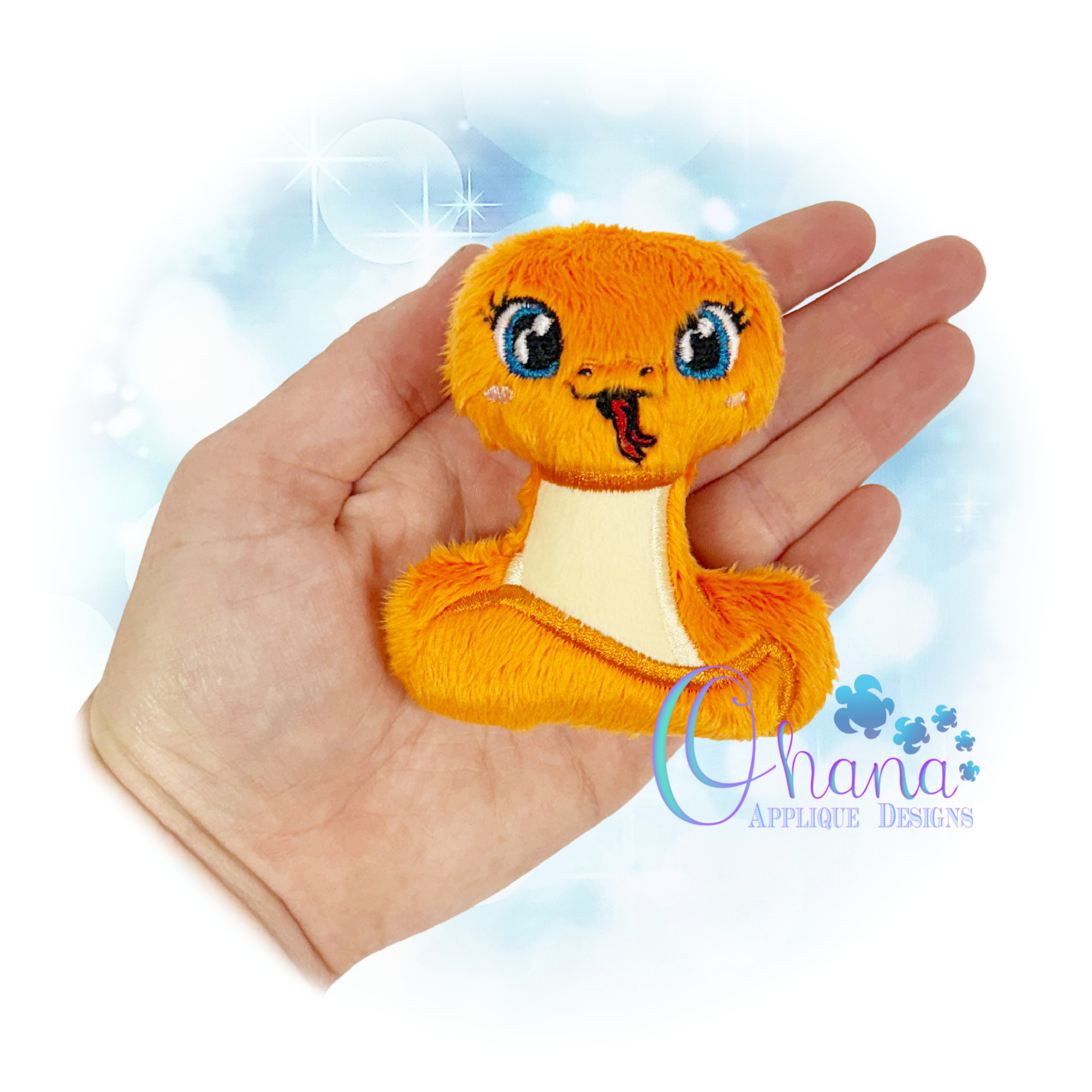 Simon Snake Stuffie Embroidery