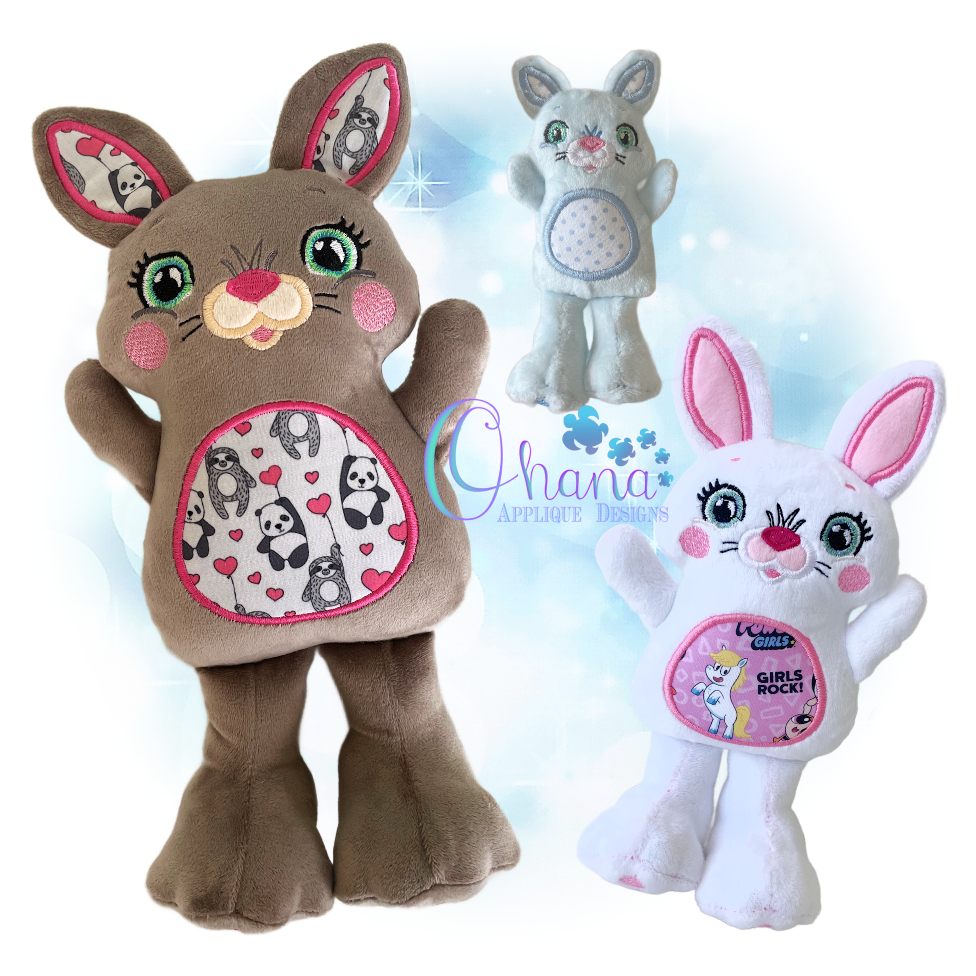 OAD 2508 Sweet Stomper Bunny 2000 AK Sweet Stomper Bunny Stuffie