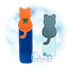 Cat Silhouette Bookmark Embroidery