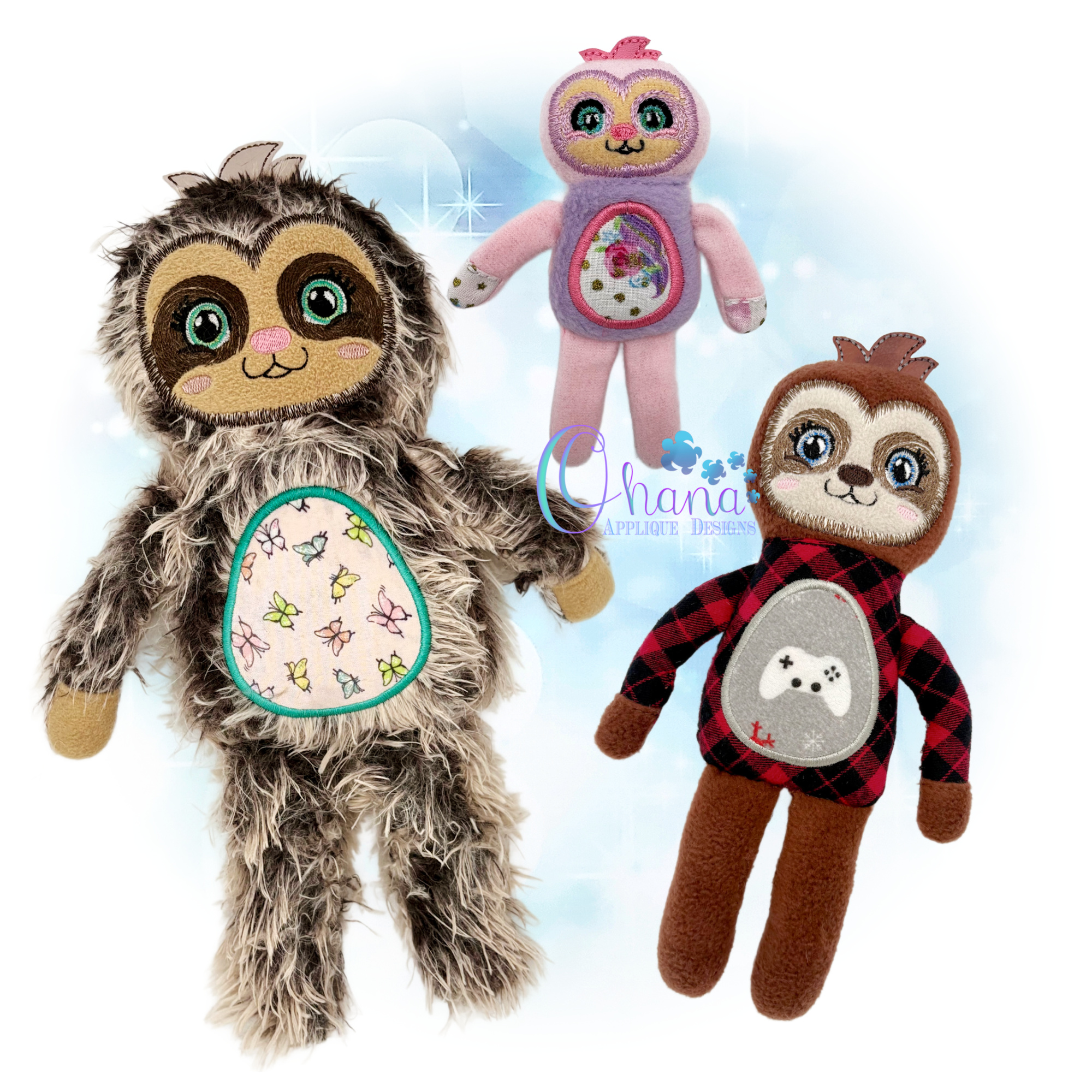 OAD 2505 Rag Doll Sloth Stuffie 2000 SND