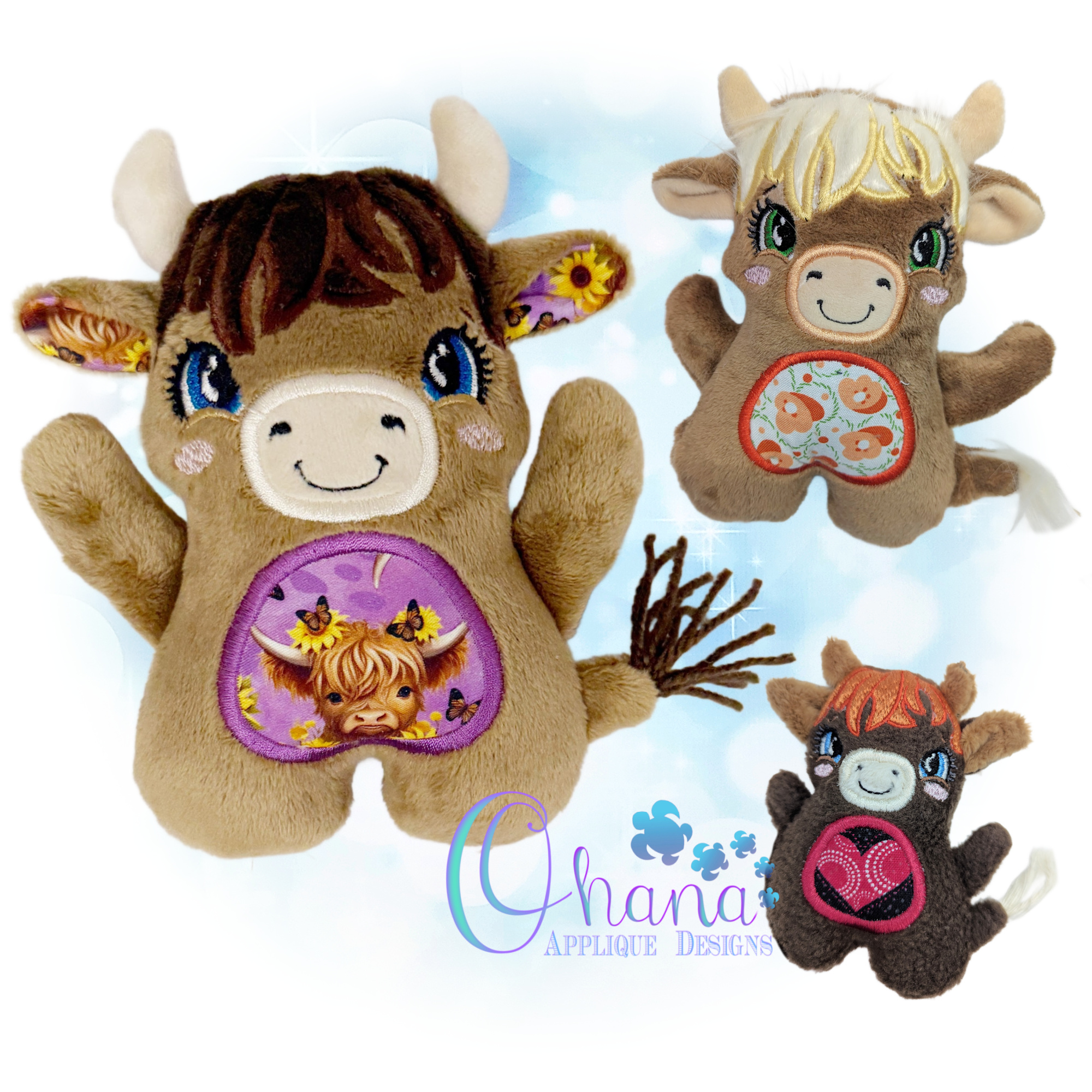 OAD 2507 Highland Cow Stuffie 2000 LA MW