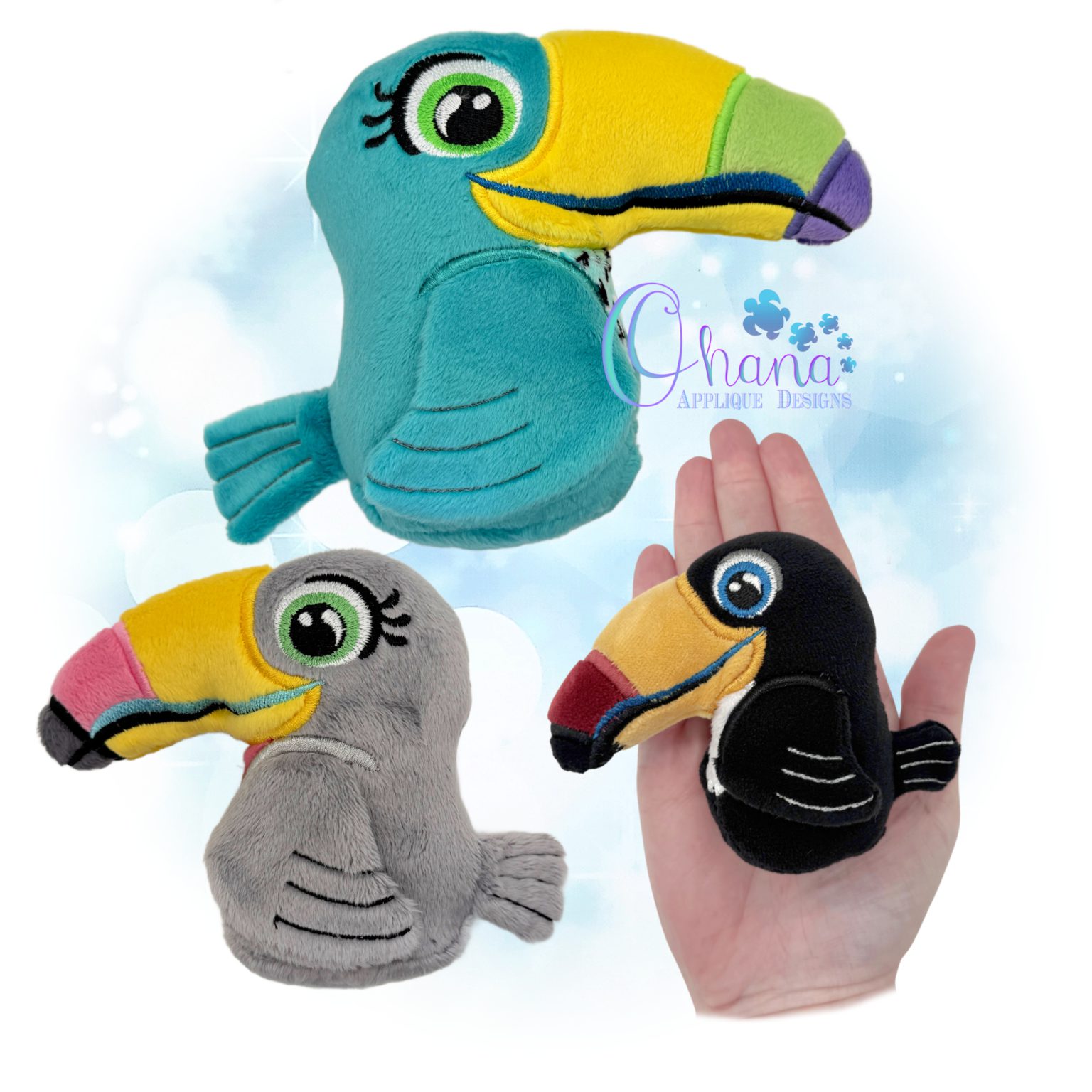 OAD 2509 Flat Bottom Toucan 2000 RG JS copy Flat Bottom Toucan Stuffie