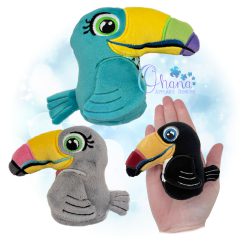 Flat Bottom Toucan Stuffie