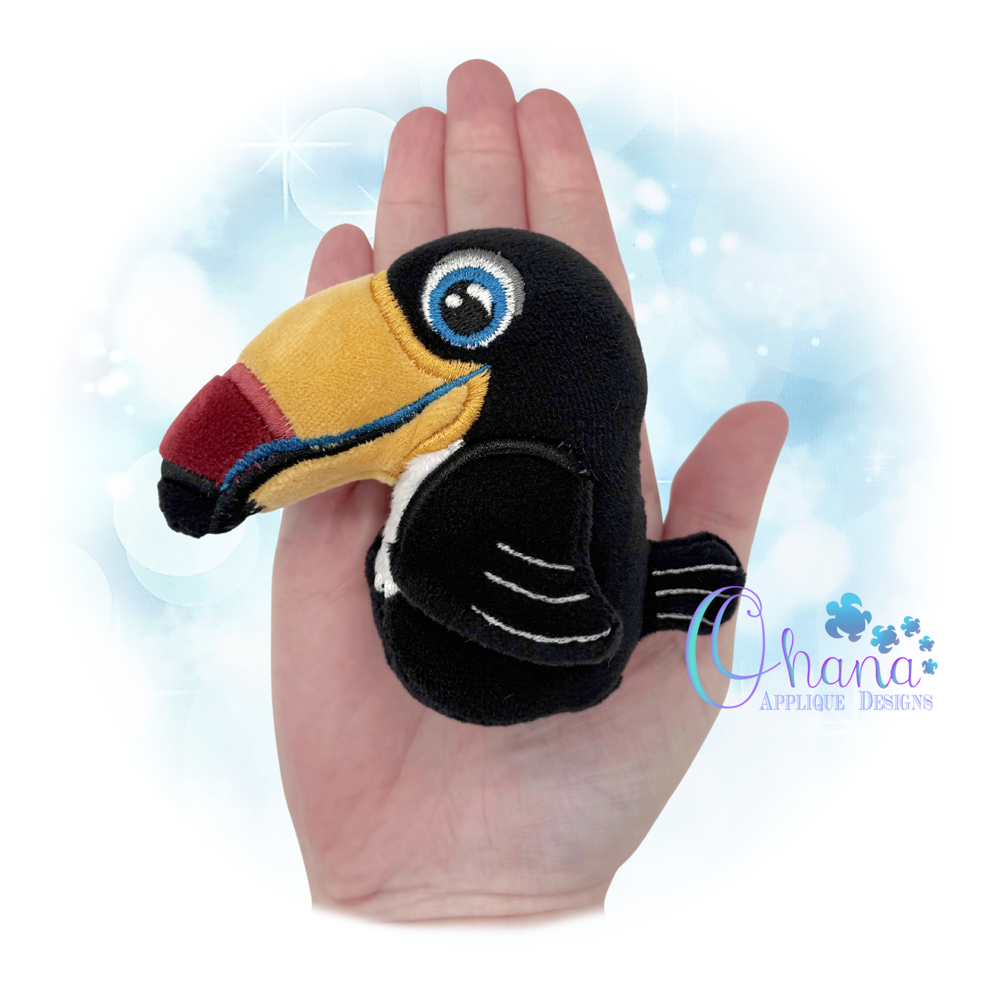 Flat Bottom Toucan Stuffie