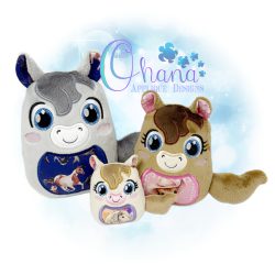 Horse Egglet Stuffie Embroidery