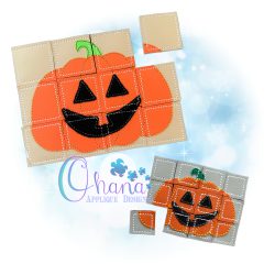 Jack O'lantern Puzzle Embroidery