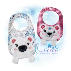 Polar Bear Bib Embroidery