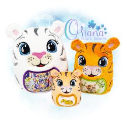 Tiger Egglet Stuffie Embroidery