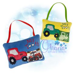 Tractor Tooth Fairy Pillow