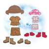 OAD 2509 Unpaper Doll Safari Outfit 2000 MA Unpaper Doll Safari Outfit