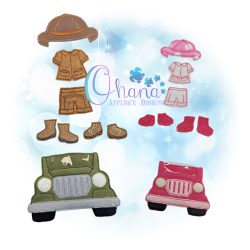 Unpaper Doll Safari Pack