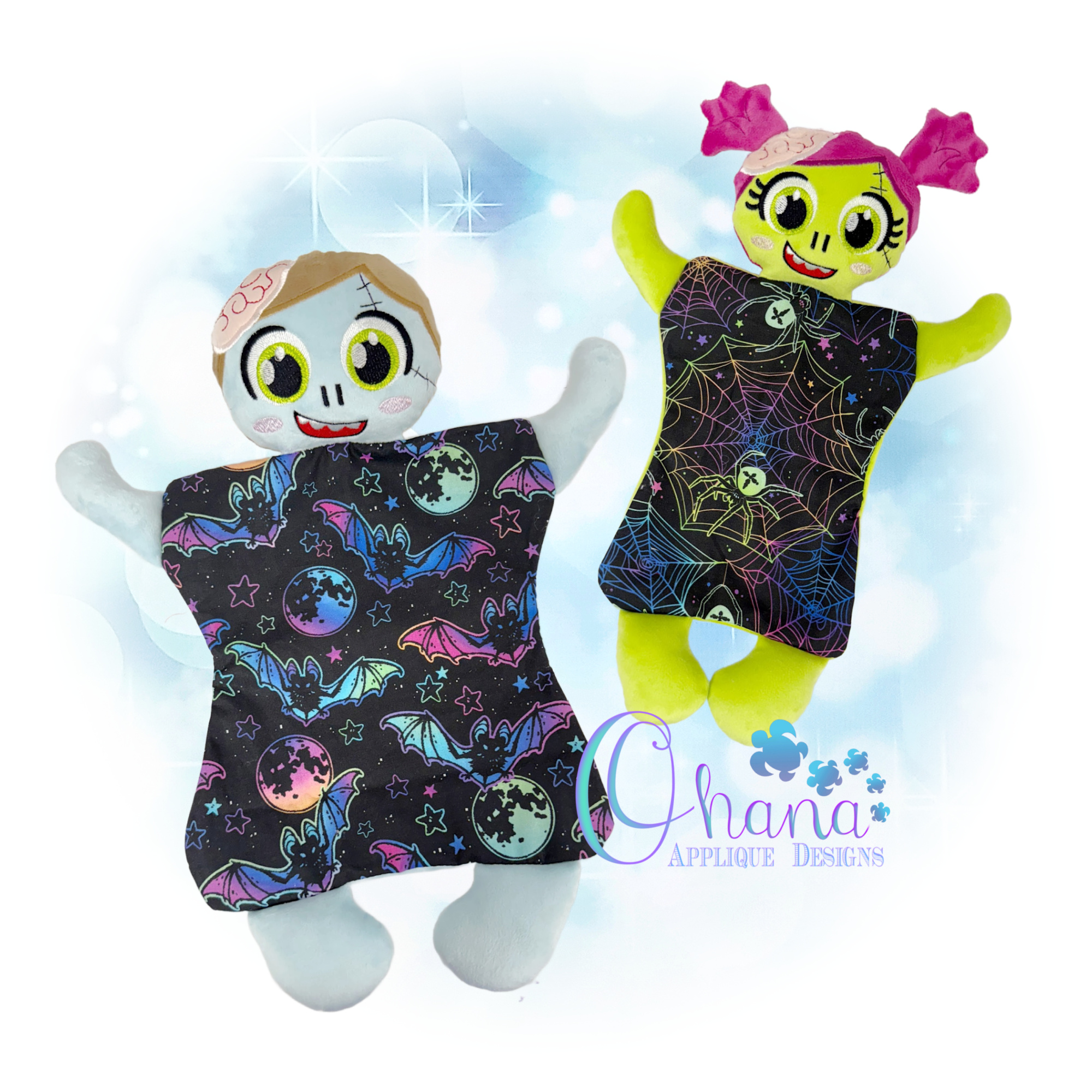 Zombie Lovey Embroidery Design