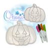 OAD 2510 Jackolantern Flat Coloring Doll 2000 JS Jack O'lantern Flat Coloring