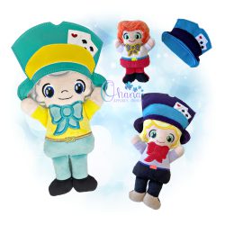 Mad Hatter Stuffie Embroidery
