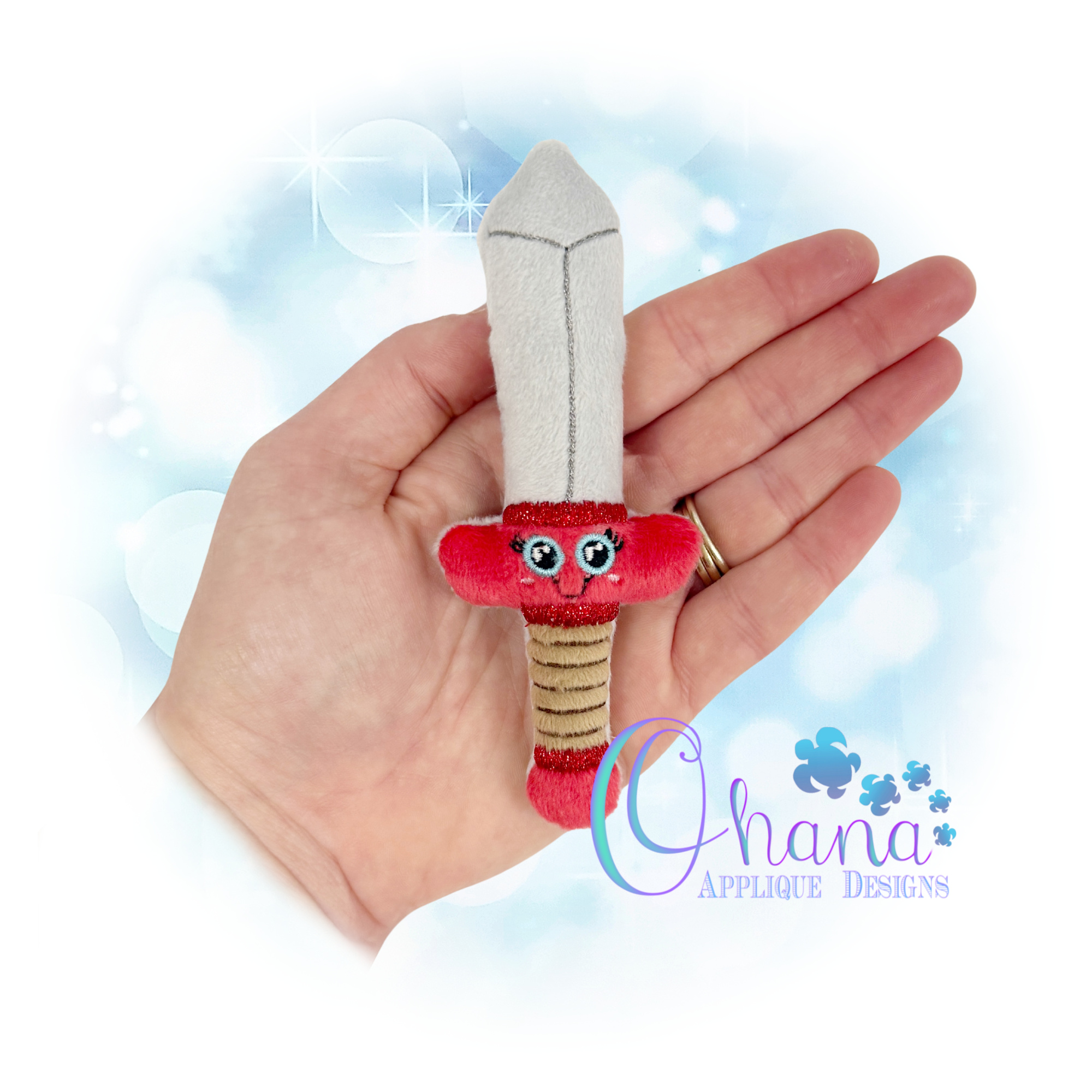 Sword Stuffie Embroidery Design