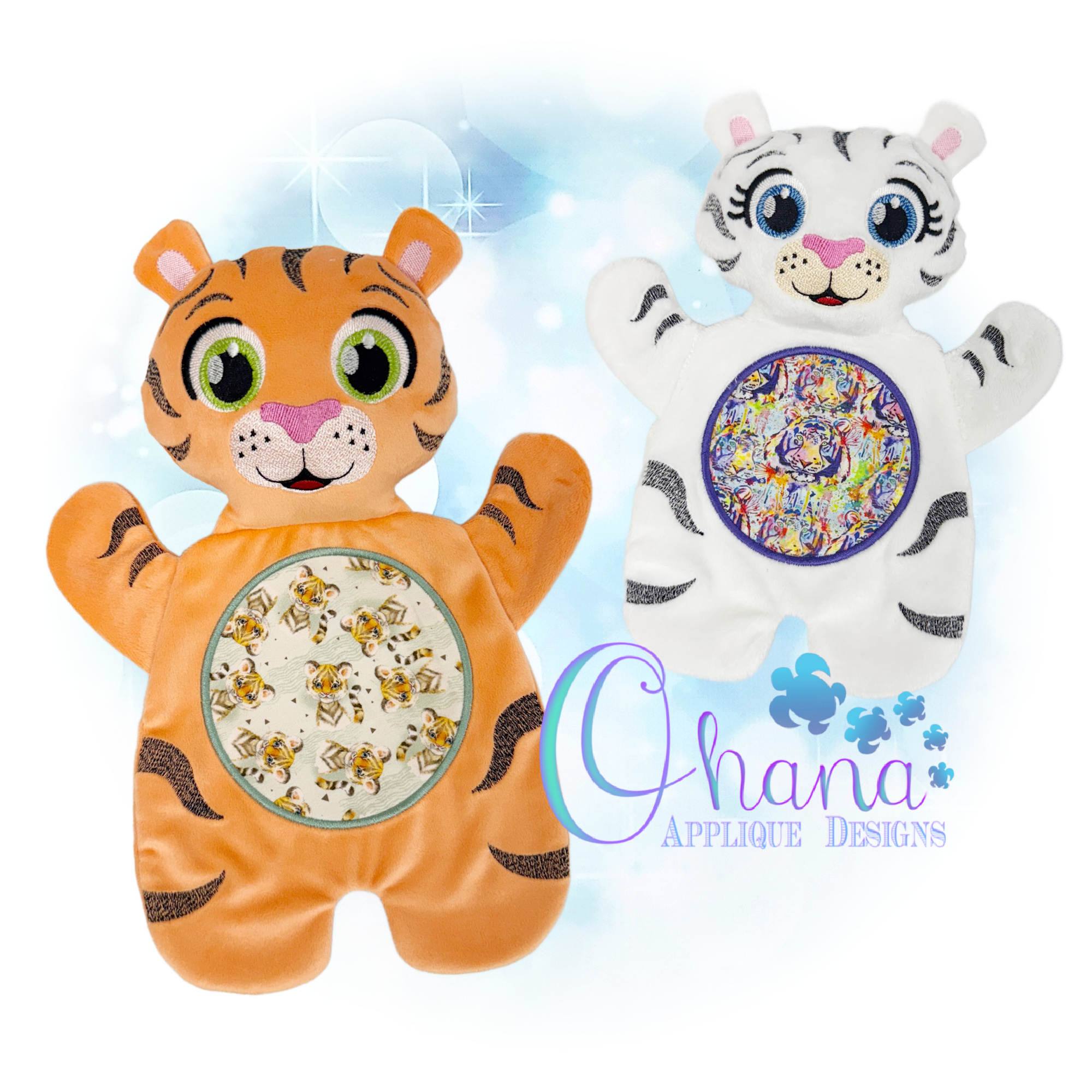 Tiger Flat Body Lovey