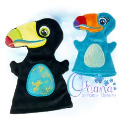 Toucan Hand Puppet Embroidery