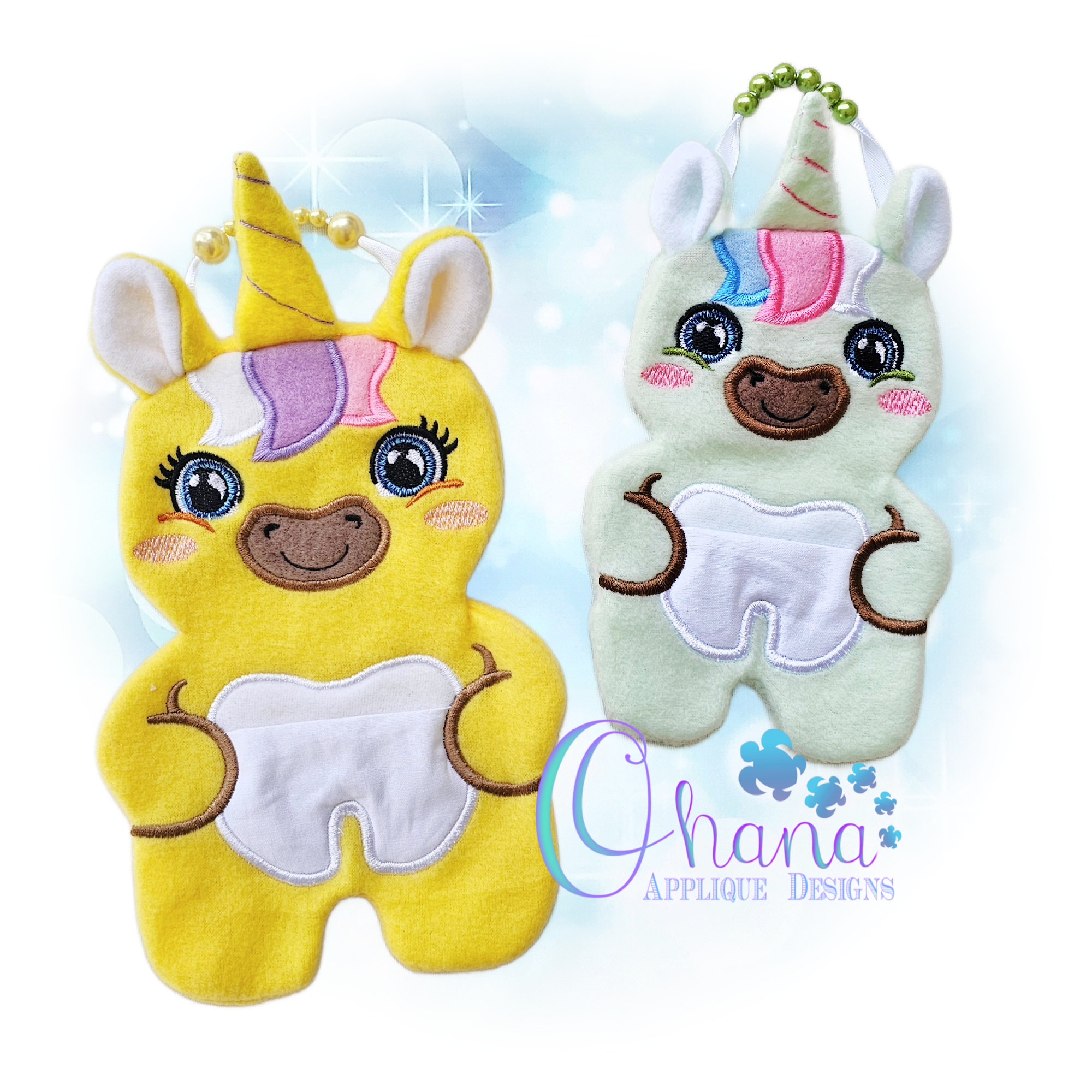 Unicorn Tooth Buddy Embroidery