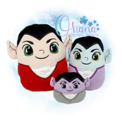 Vampire Egglet Stuffie Embroidery