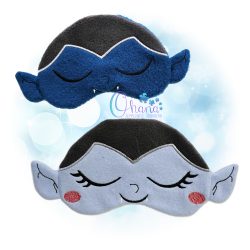 Vampire Sleep Mask Embroidery