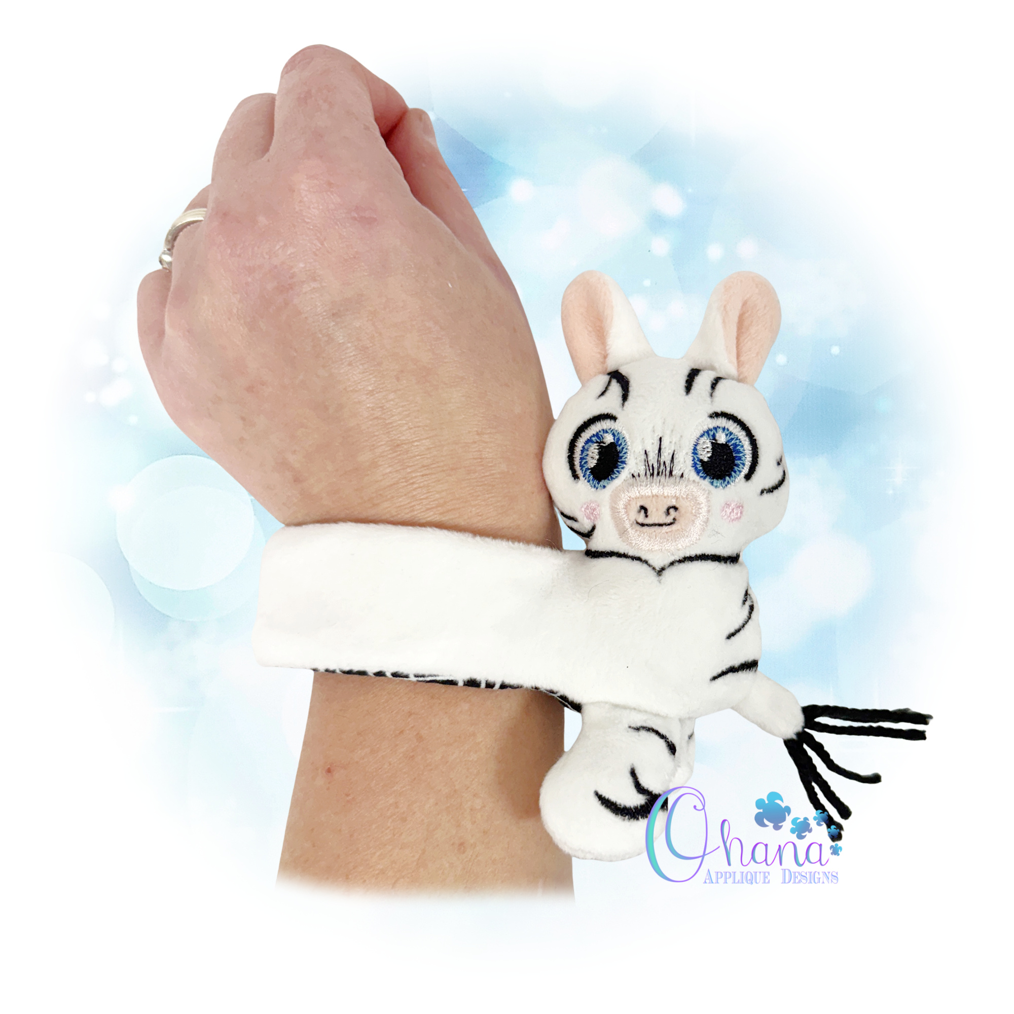 Zebra Slap Bracelet Buddy