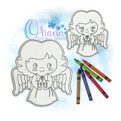 Angel Flat Coloring Doll
