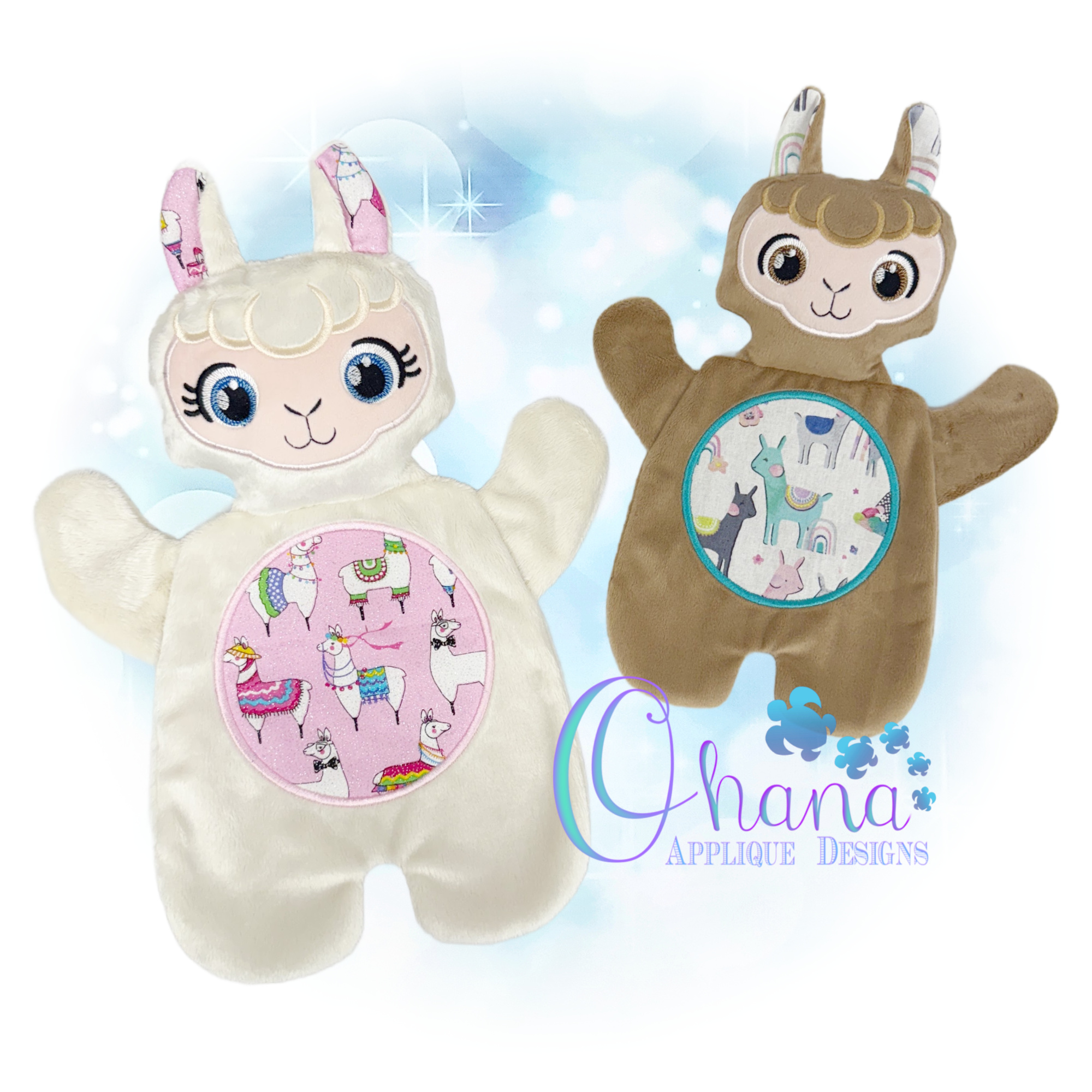 Llama Flat Body Lovey