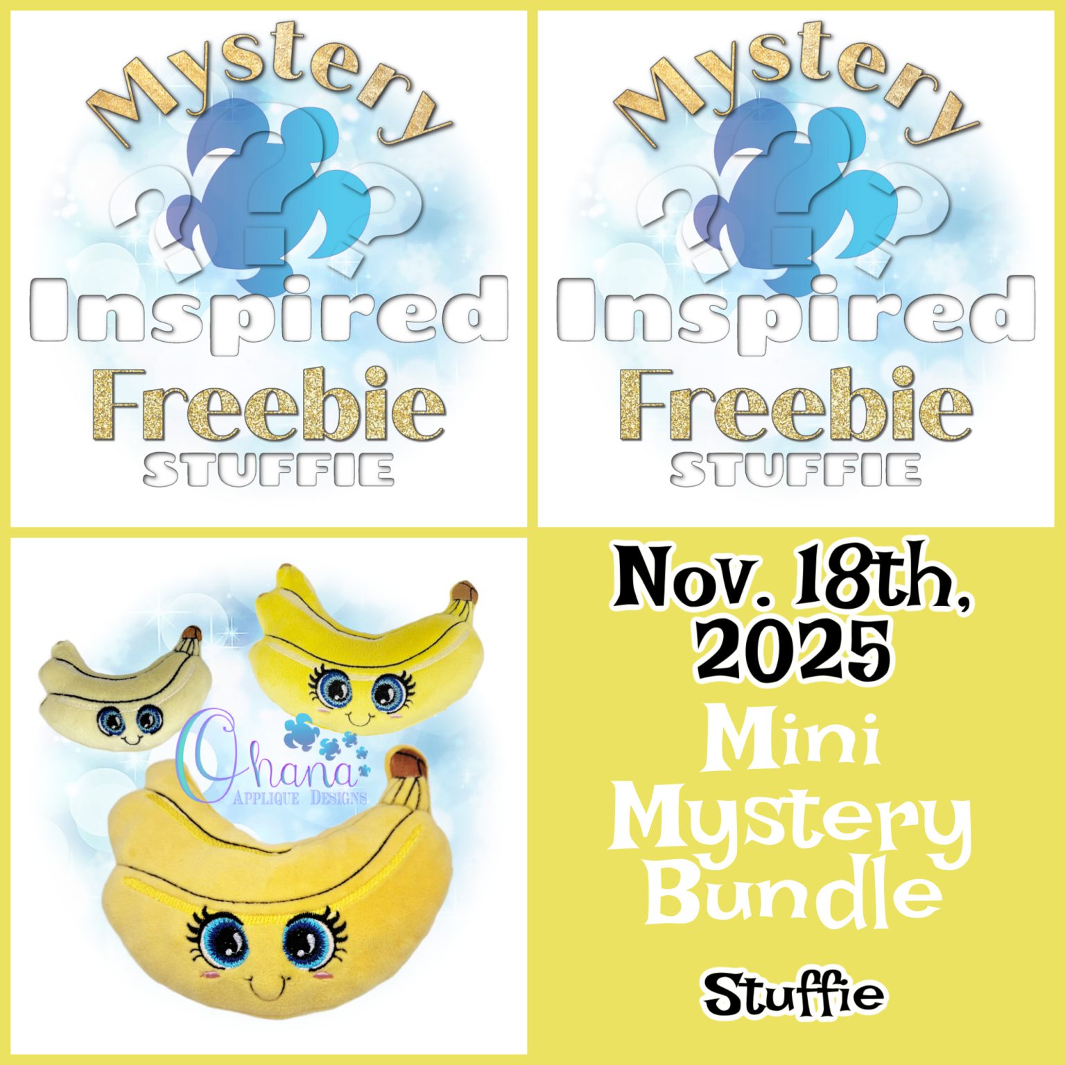 OAD 25.11.18 Mini Mystery Bundle Stuffie November 18th - Stuffie Mini Mystery Bundle – 2025