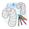 OAD 2511 Candy Cane FCD 2000 LA Candy Cane Flat Coloring