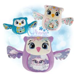 Owl Egglet Stuffie Embroidery