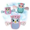 OAD 2511 Floral Owl Egglet 2000 MDL Owl Egglet Stuffie Embroidery