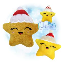 Santa Star Stuffie Embroidery