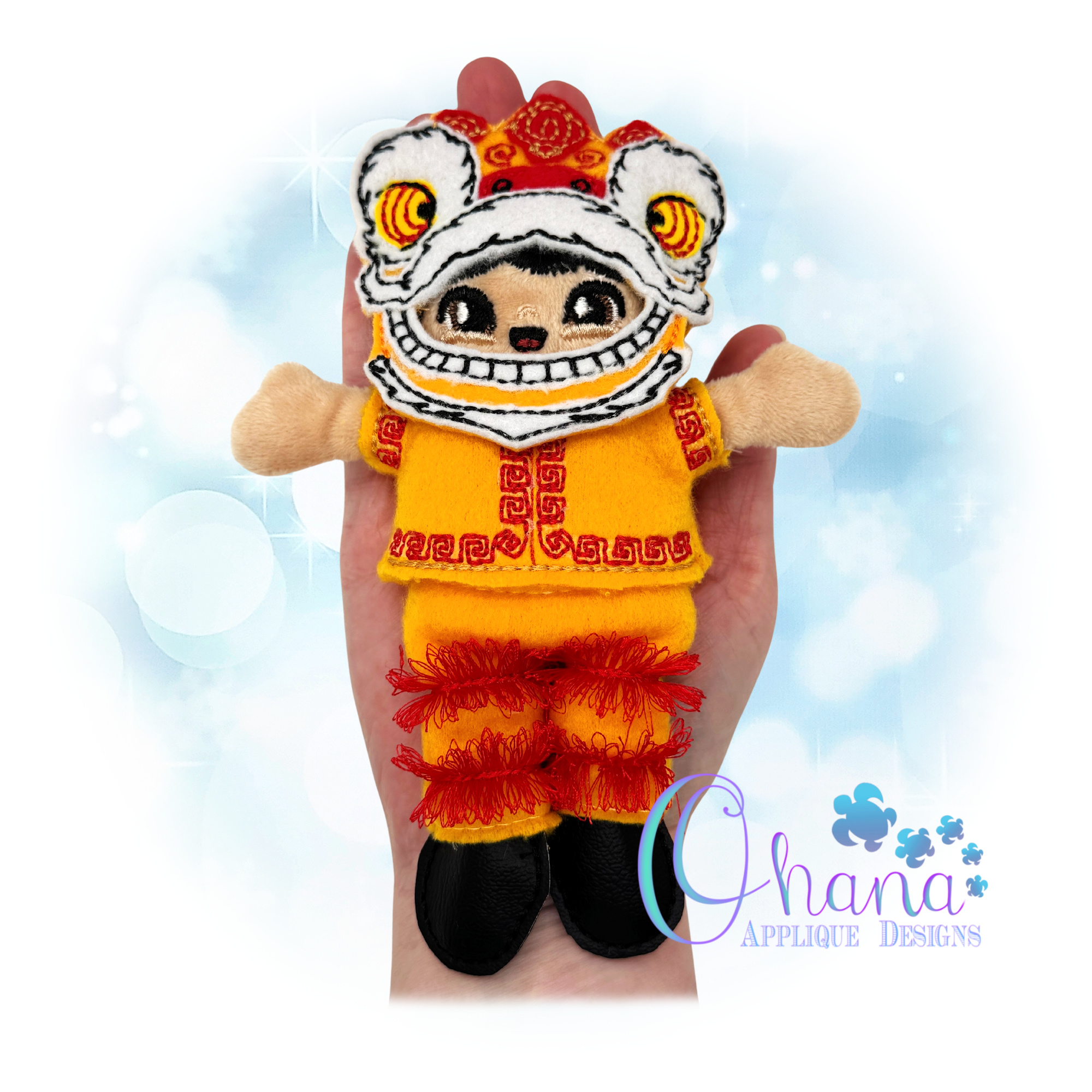 OAD 2512 Chinese New Year Lion Dance DU Doll 2000 RG Lion Dance Dress Up