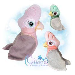 3D Galah Stuffie Embroidery Design