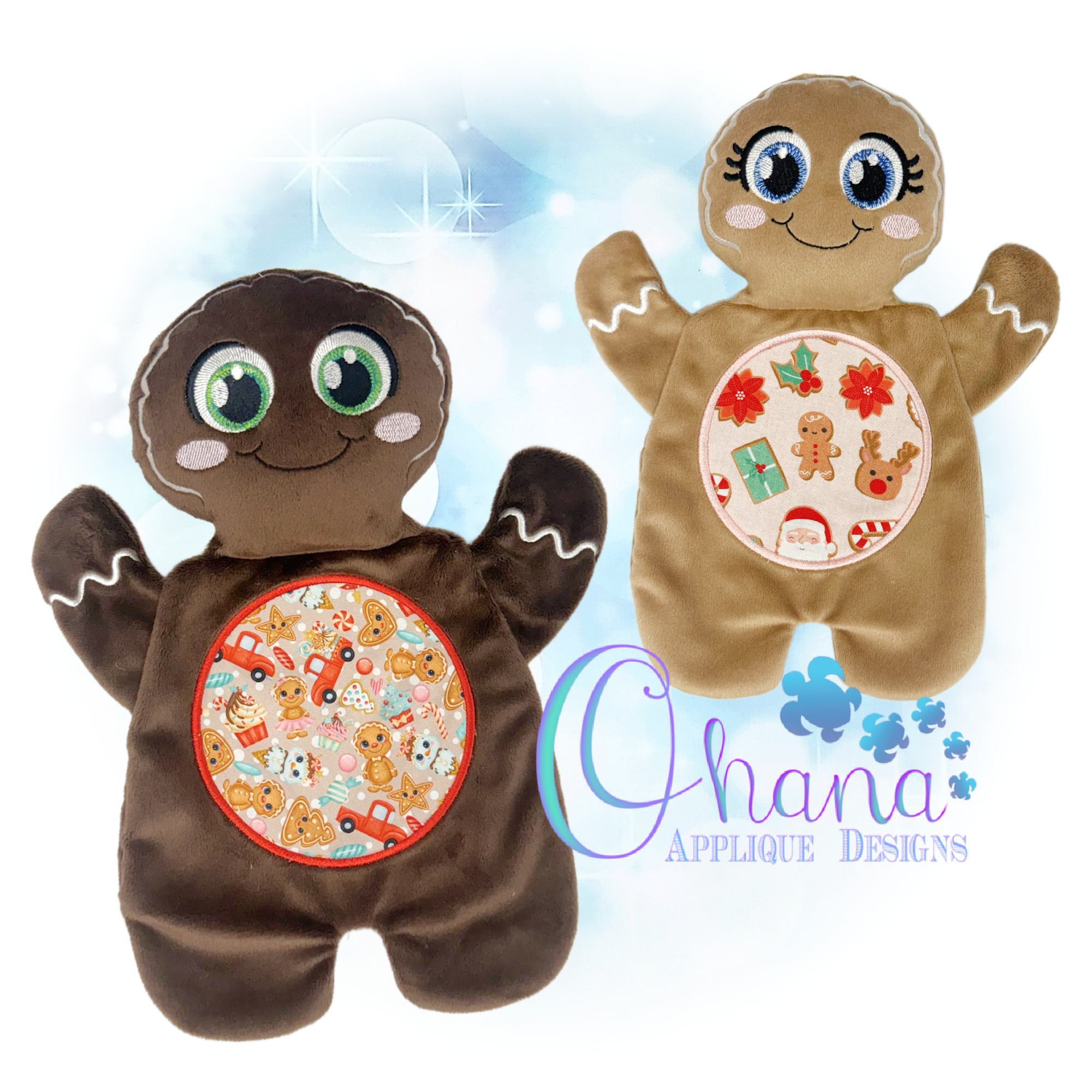 Gingerbread Flat Body Lovey